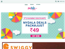 Tablet Screenshot of mydala.com